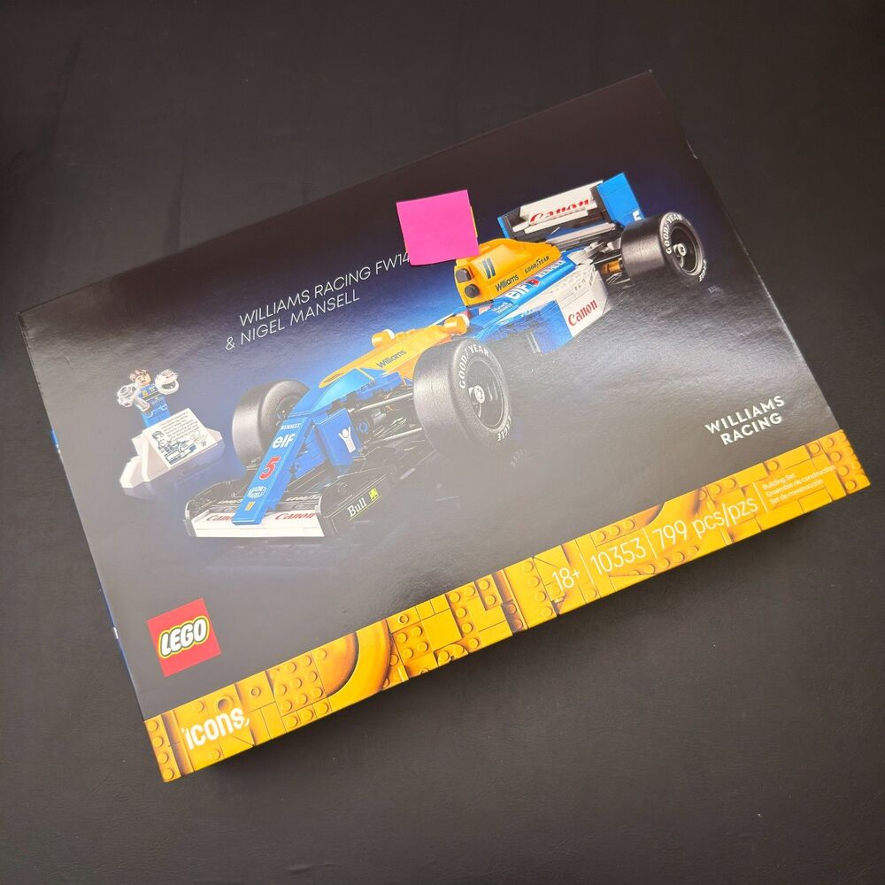 LEGO 10353 Formula 1 Williams Racing FW14B Nigel Mansell Mini Figure New